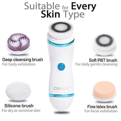 Facial Cleansing Brush 4 in 1