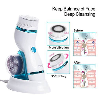 Facial Cleansing Brush 4 in 1