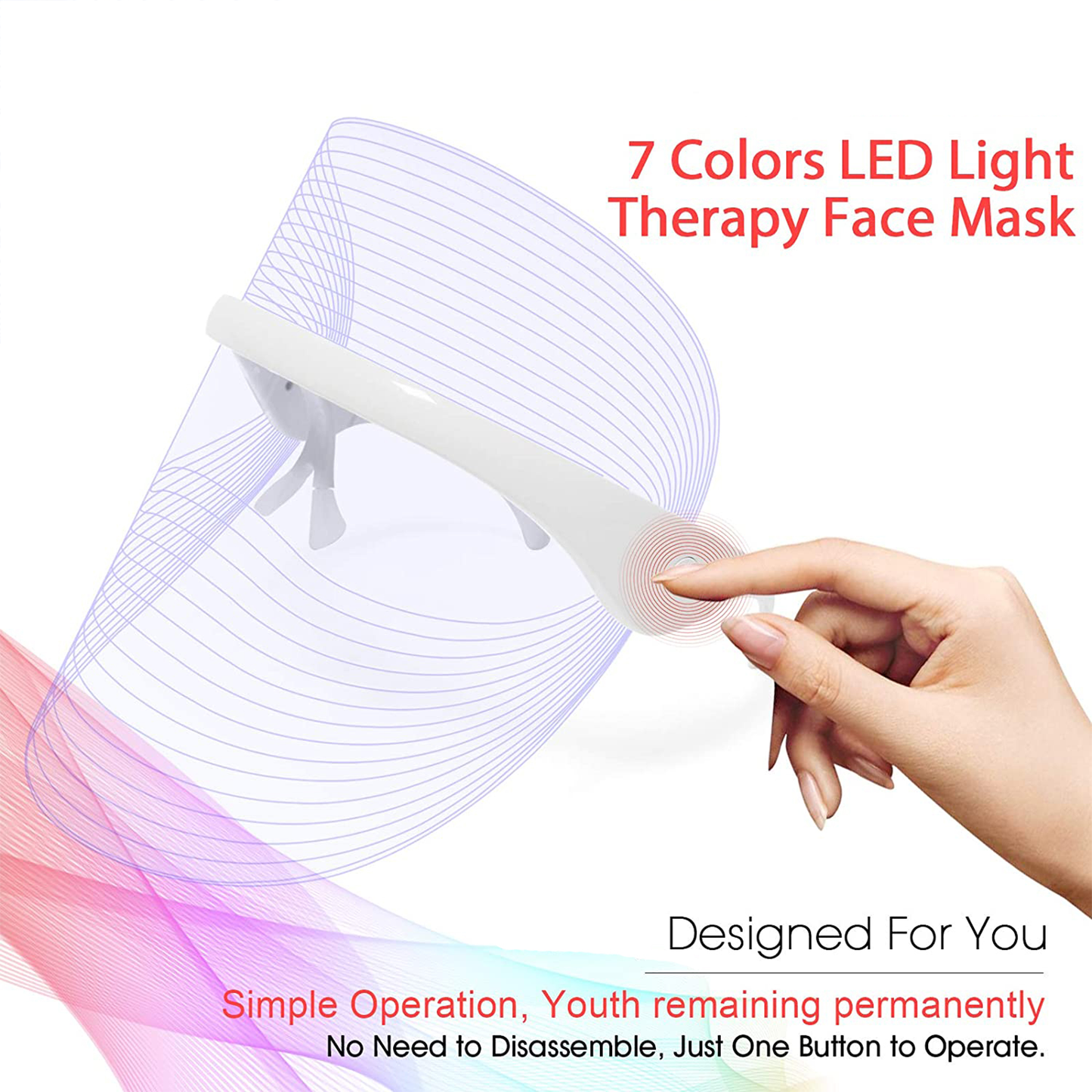 Color led mask