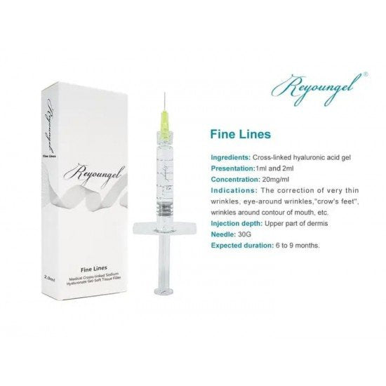 Reyoungel filler 2ML  (Fine Lines)