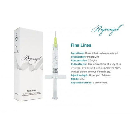 Reyoungel filler 2ML  (Fine Lines)
