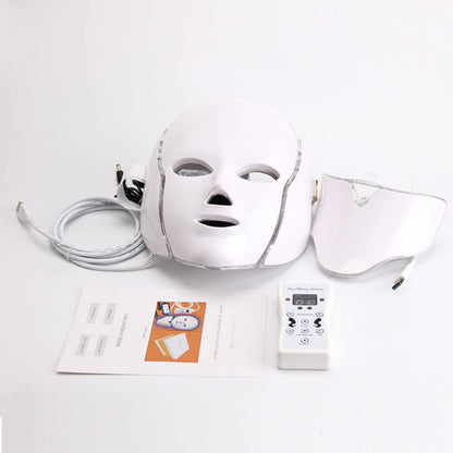 Led Face Neck Mask 7 Color Lights